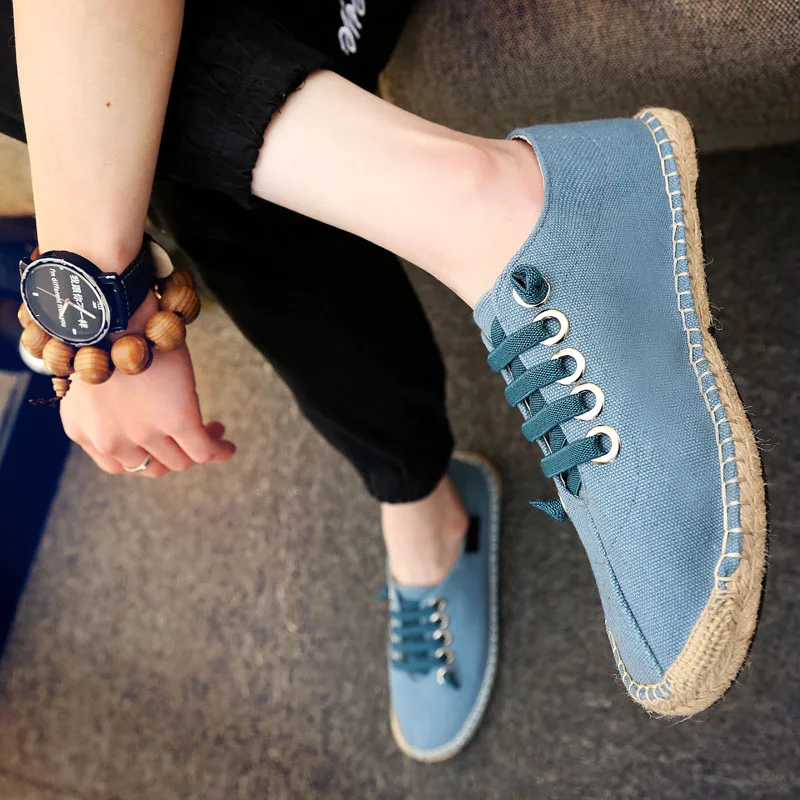 Unisex Casual Shoes Comfortable Light Sneakers Men Breathable Footwear Male Hemp Lace-up Classic Tenis Masculino Krasovki Summer
Unisex Casual Shoes Comfortable Light Sneakers Men Breathable Footwear Male Hemp Lace-up Classic Tenis Masculino Krasovki Summer