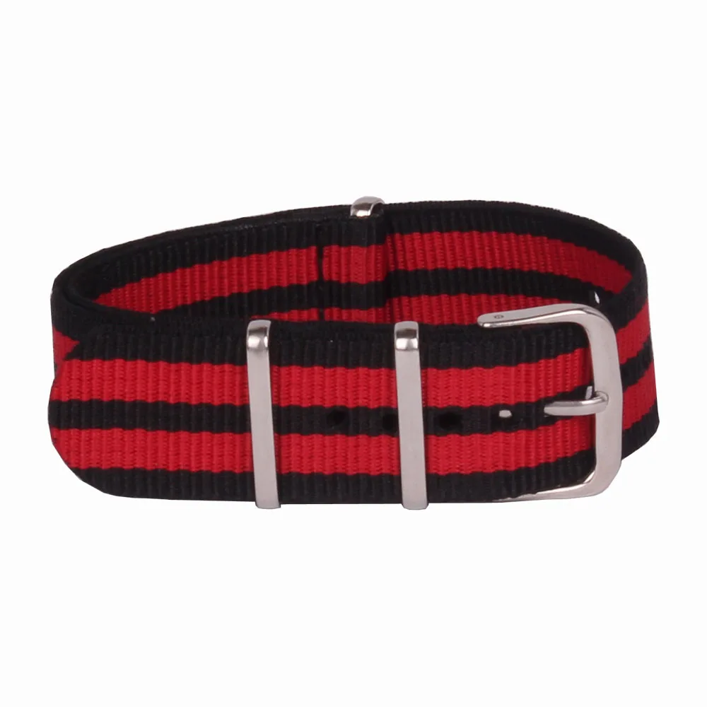 Wholesale 20 mm Multi Color Black Red Army Sports nato fabric Nylon watchband Strap Accessories Bands Buckle belt 20mm for Watch
Wholesale 20 mm Multi Color Black Red Army Sports nato fabric Nylon watchband Strap Accessories Bands Buckle belt 20mm for Watch