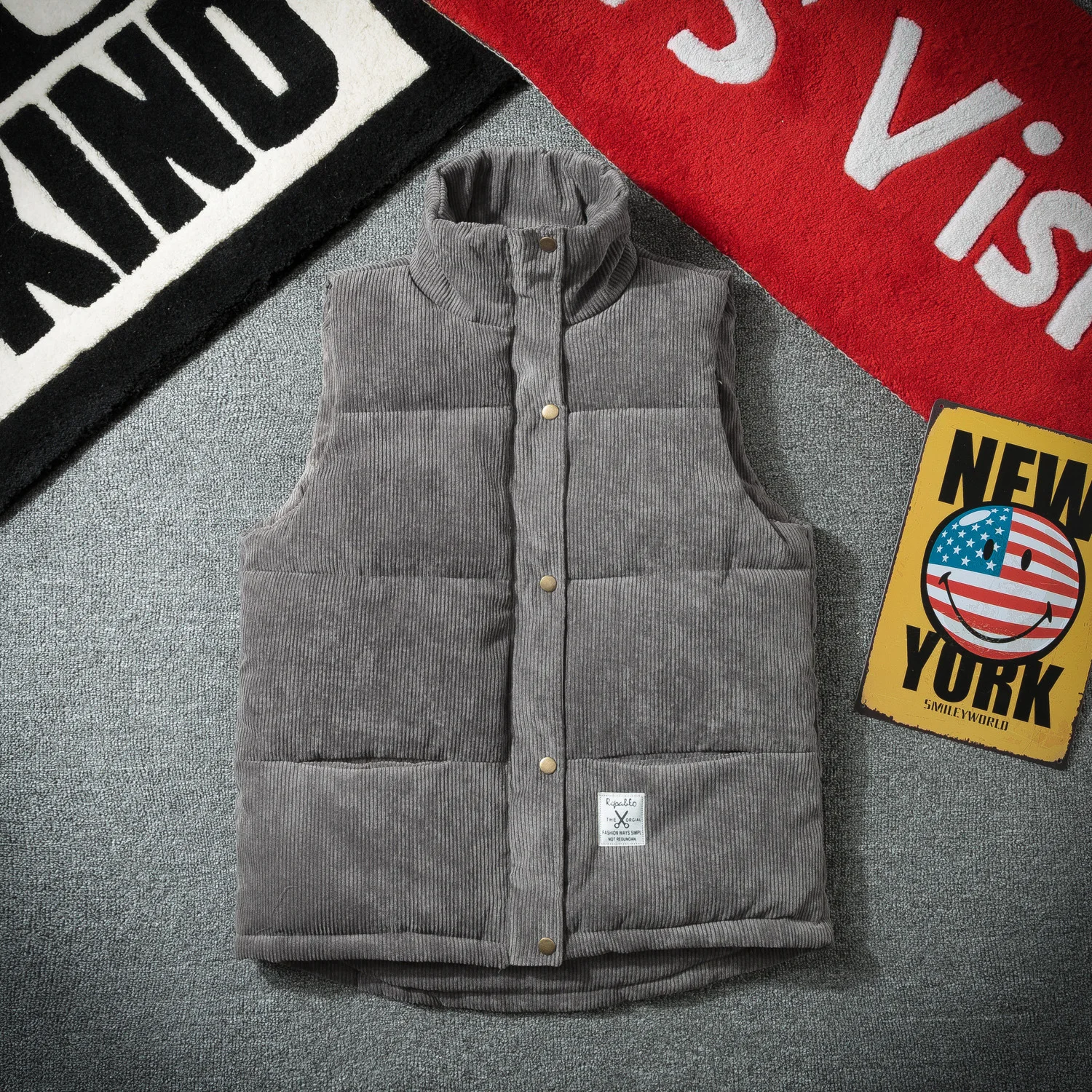 2019Apperloth A Casual Solid Double Breasted Cotton Vest coat Windproof Sleeveless Waistcoat Warm Jackets vest
2019Apperloth A Casual Solid Double Breasted Cotton Vest coat Windproof Sleeveless Waistcoat Warm Jackets vest