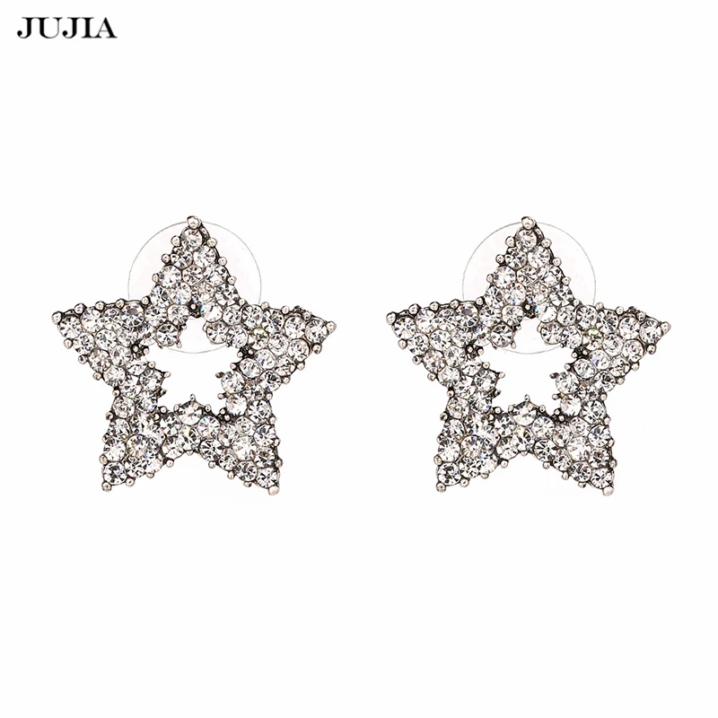 Wholesale JUJIA Stud Earrings Famous Brand Micro Pave Setting Cubic Zirconia Simple David Star Jewelry For Lady Gifts
Wholesale JUJIA Stud Earrings Famous Brand Micro Pave Setting Cubic Zirconia Simple David Star Jewelry For Lady Gifts
