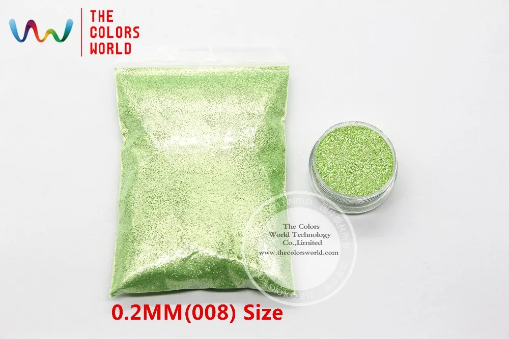 

TCJ103 Pearlescent Light Green Colors Hexagon shape Glitter for nail Art nail gel makeup or DIY decoration