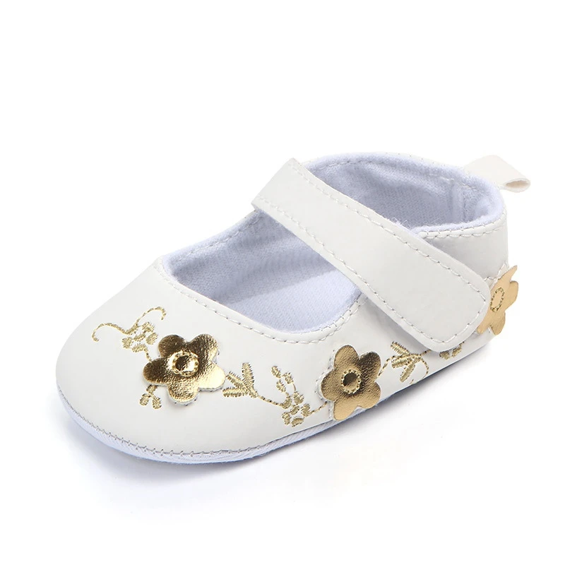 Newborn Toddler First Walkers Shoes Girl singal Crib Shoes Soft Sole Prewalker Anti-slip Baby Shoes 0-12M