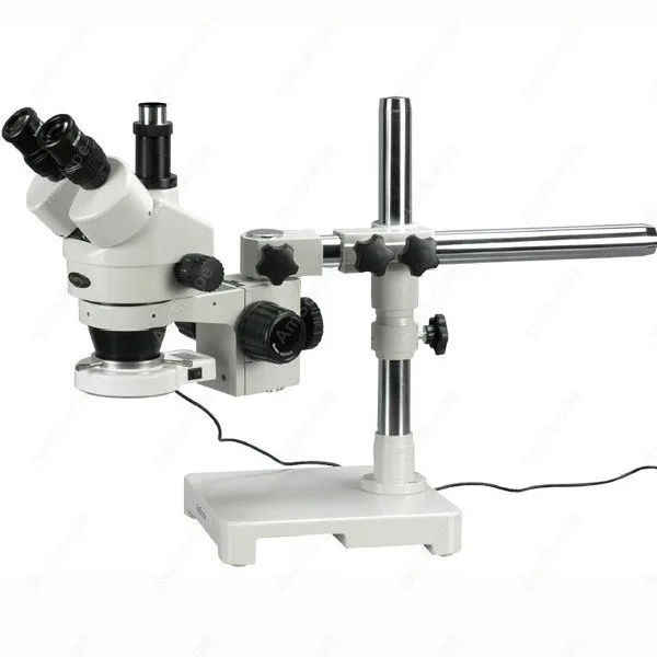 Boom Stand Trinocular Microscope--AmScope Supplies 7X-90X Boom Stand Trinocular Zoom Stereo Microscope + 54 LED Light
Boom Stand Trinocular Microscope--AmScope Supplies 7X-90X Boom Stand Trinocular Zoom Stereo Microscope + 54 LED Light