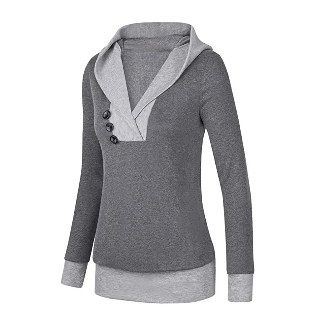 Sweatshirt Women Hoodies Fashion Women Hooded Coat With Button Sweatshirt Casual Solid Tops Outerwear hoodies
Sweatshirt Women Hoodies Fashion Women Hooded Coat With Button Sweatshirt Casual Solid Tops Outerwear hoodies