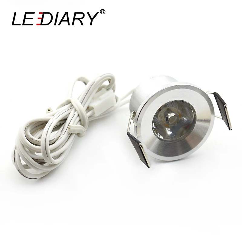 LEDIARY LED Mini Cabinet Downlights 12V Silvery White Black 1.5W 27mm Cut Hole Recessed Mounted Ceiling Spot Lamp For Study Room
LEDIARY LED Mini Cabinet Downlights 12V Silvery White Black 1.5W 27mm Cut Hole Recessed Mounted Ceiling Spot Lamp For Study Room