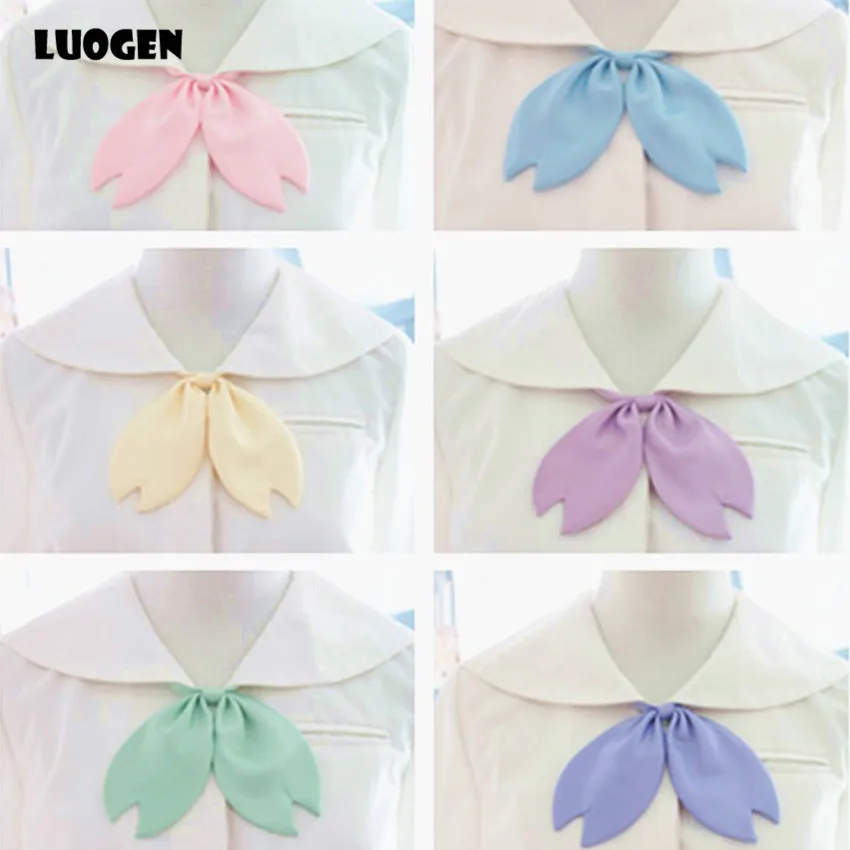 So Cute! Sakura Cherry Shape Women Lolita Girl Japan Sailor Uniform Bowtie Cravat Japanese JK School Uniform Neck Tie 7 Colors
So Cute! Sakura Cherry Shape Women Lolita Girl Japan Sailor Uniform Bowtie Cravat Japanese JK School Uniform Neck Tie 7 Colors