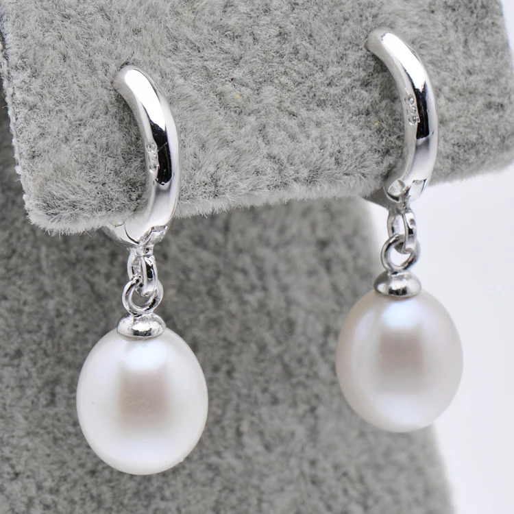 Женские серьги кольца в форме риса 8 9 мм|hoop earrings|earrings brandearrings for |