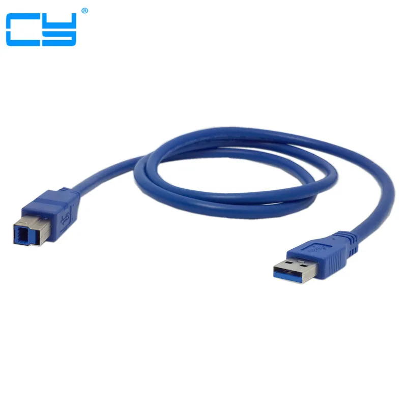 1PCS New USB 3.0 Standard A Type Male to B Type Male cable 1m For external Hard disk 0.3m 30cm 1ft
1PCS New USB 3.0 Standard A Type Male to B Type Male cable 1m For external Hard disk 0.3m 30cm 1ft