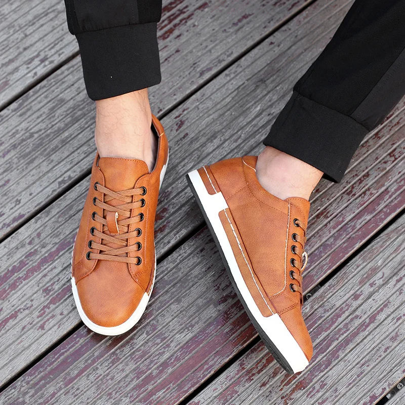 New Sports Men's Leather Casual Shoes Hard-Wearing Comfortable Breathable Tenis Masculino Adulto Zapatos De Hombre Mens Loafers
New Sports Men's Leather Casual Shoes Hard-Wearing Comfortable Breathable Tenis Masculino Adulto Zapatos De Hombre Mens Loafers