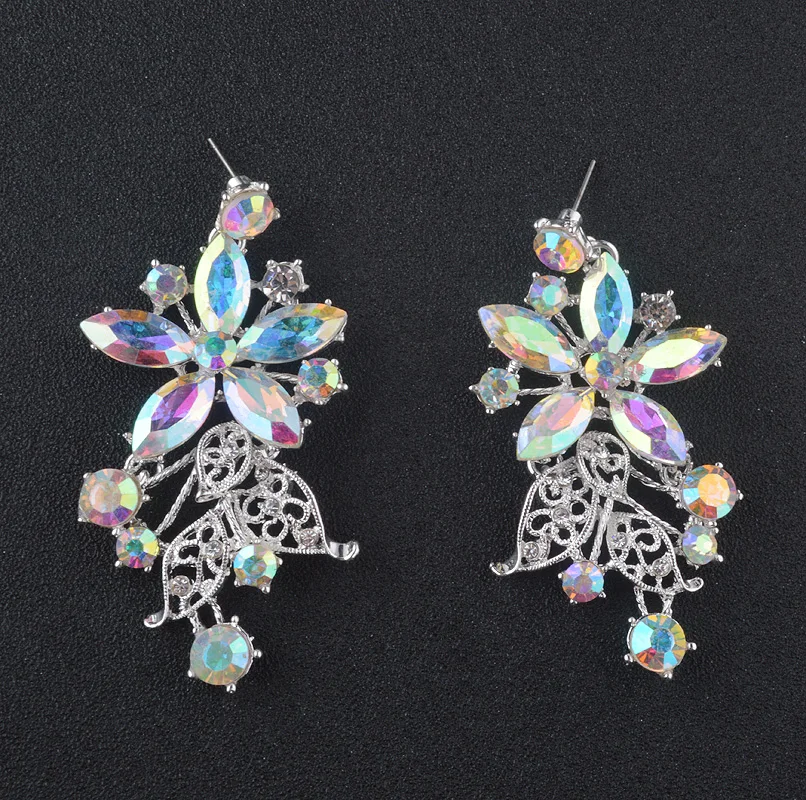 Statement Gorgeous Rhinestone AB color wedding jewelry sets Bridal Party necklace earrings set Women Jewelry Accessories
Statement Gorgeous Rhinestone AB color wedding jewelry sets Bridal Party necklace earrings set Women Jewelry Accessories