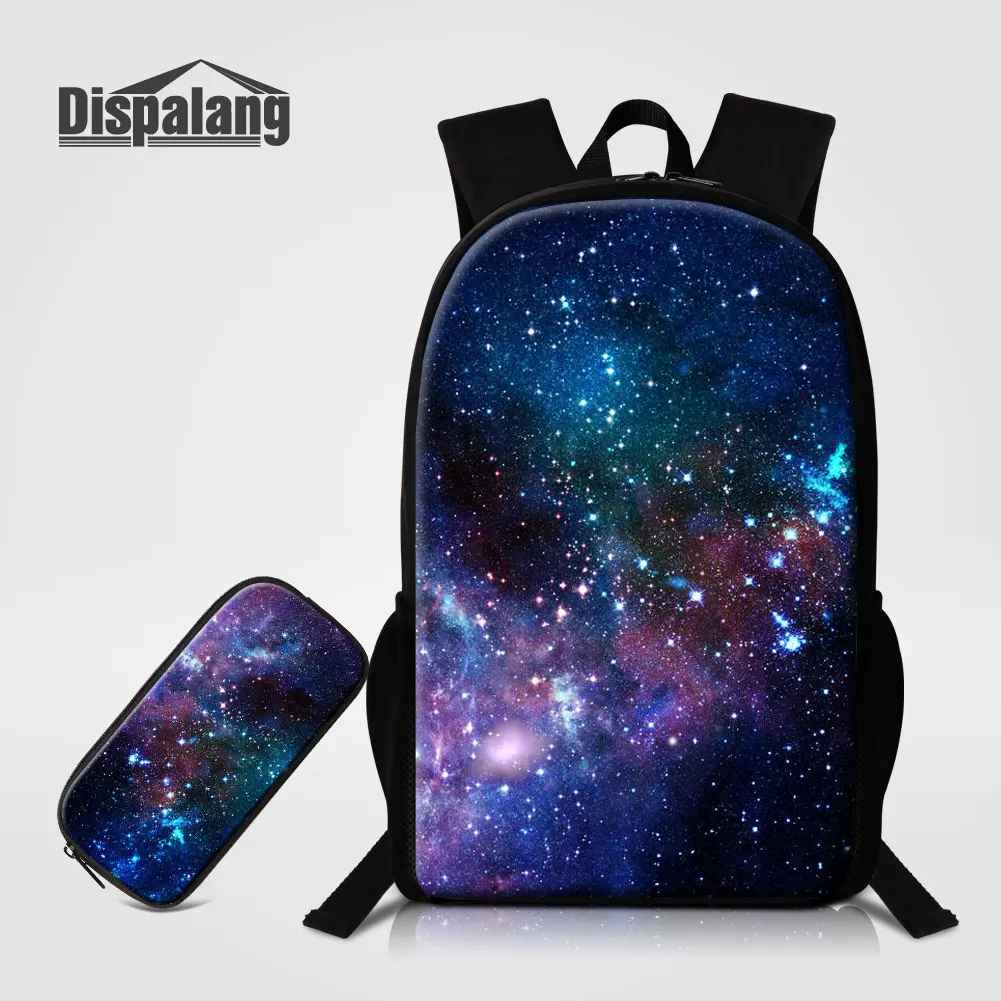 Dispalang, 2 шт./компл., модный школьный рюкзак, футляр для студентов, Оксфорд, Детская сумка для книг, рюкзак с принтом Galaxy
Dispalang, 2 шт./компл., модный школьный рюкзак, футляр для студентов, Оксфорд, Детская сумка для книг, рюкзак с принтом Galaxy