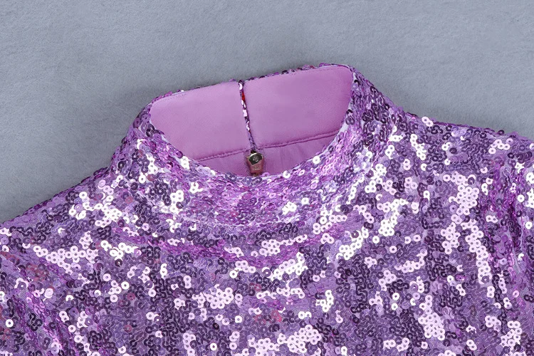 Women's Bling Bling Dress Magic Purple Sequins Long Sleeve Longer Party Club Gala Dress Runway Show Photograh Sexy Costumes
Women's Bling Bling Dress Magic Purple Sequins Long Sleeve Longer Party Club Gala Dress Runway Show Photograh Sexy Costumes