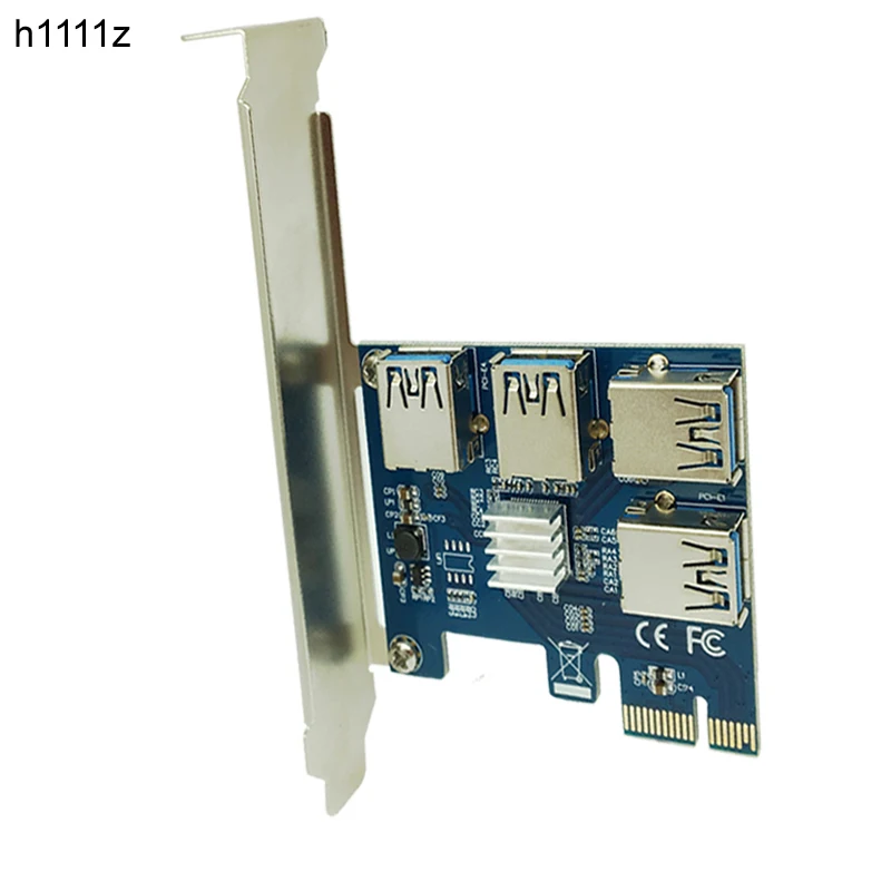 Riser PCI-E PCI Express Expansion Card PCIE 1 to 4 Ports USB 3.0 Adapter PCI-E Riser Card For Bitcoin Miner Antminer BTC Mining
Riser PCI-E PCI Express Expansion Card PCIE 1 to 4 Ports USB 3.0 Adapter PCI-E Riser Card For Bitcoin Miner Antminer BTC Mining