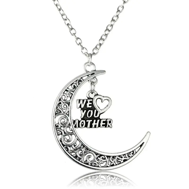 Фото Женское ожерелье с подвеской в виде Луны|moon pendant necklace|pendant necklacemoon - купить