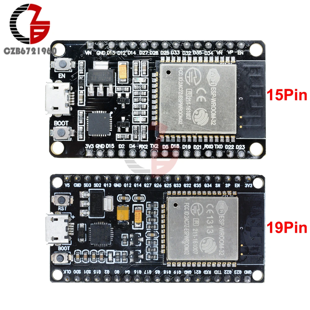 Плата для разработки ESP32, 2,4 ГГц, беспроводная, Wi-Fi, Bluetooth, Двухрежимная, модуль ESP32 CP2102 с антенной Micro USB, усилитель мощности
Плата для разработки ESP32, 2,4 ГГц, беспроводная, Wi-Fi, Bluetooth, Двухрежимная, модуль ESP32 CP2102 с антенной Micro USB, усилитель мощности