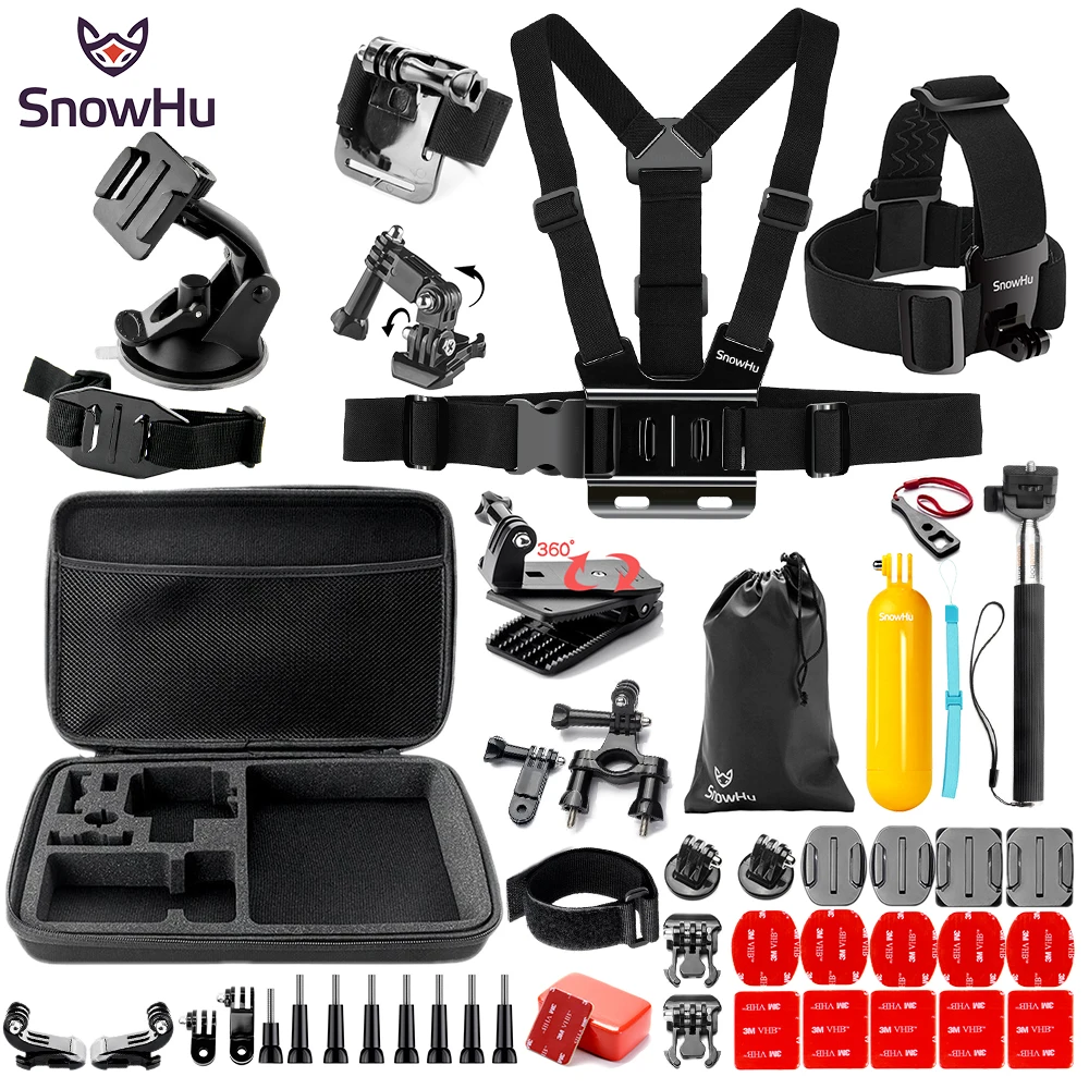 SnowHu For Gopro Hero GS91 Accessories Large bag Helmet band Survival tube Trochal disk For Go pro hero 10 9 8 7 6 EKEN H9 Yi 4K
SnowHu For Gopro Hero GS91 Accessories Large bag Helmet band Survival tube Trochal disk For Go pro hero 10 9 8 7 6 EKEN H9 Yi 4K