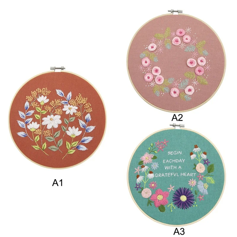 For Home Decoration Meet Sets Gift DIY Embroidery for Beginner Needlework Practice Kits Flower Wall Painting Craft Art
For Home Decoration Meet Sets Gift DIY Embroidery for Beginner Needlework Practice Kits Flower Wall Painting Craft Art
