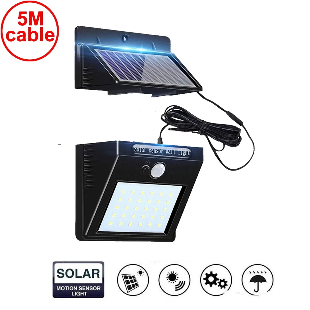 30 led 500lm solar light split mount pIR motion 3 sensor LED Solar Wall La IP street wall indoor lamp bulb strings for patio new
30 led 500lm solar light split mount pIR motion 3 sensor LED Solar Wall La IP street wall indoor lamp bulb strings for patio new