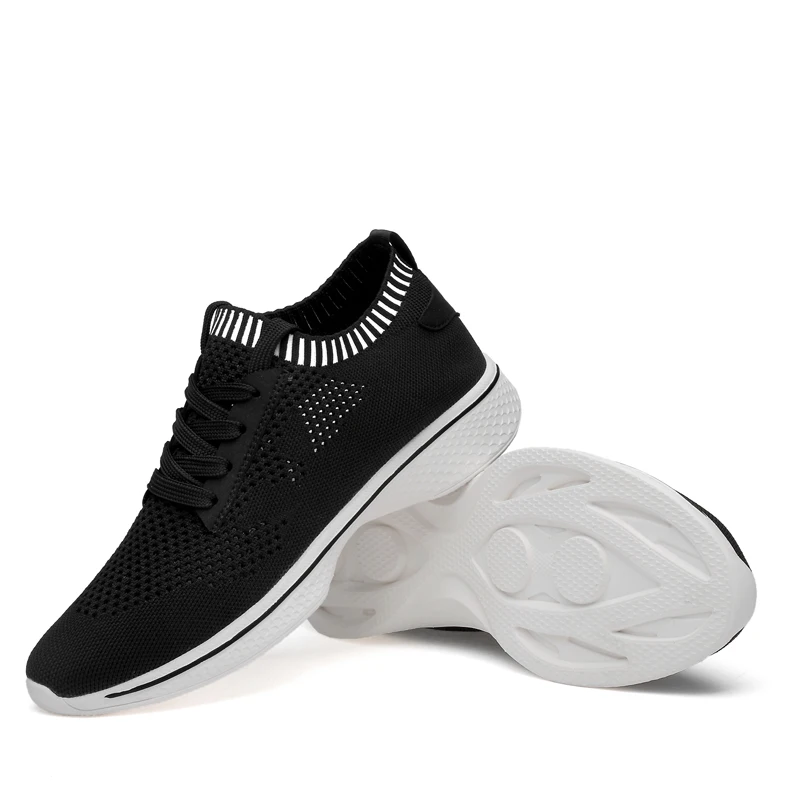 MIUBU Black Mens Casual Breathable Shoes Slip On Loafers Males Fashion Summer Male Increased Flying Woven Ultra-Light Shoes
MIUBU Black Mens Casual Breathable Shoes Slip On Loafers Males Fashion Summer Male Increased Flying Woven Ultra-Light Shoes