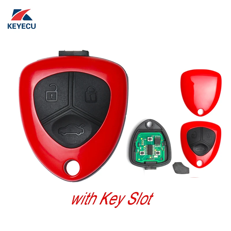 XHORSE Pack of 5, Red (English Version) with Key Slot Universal Remote Key Fob 3 Button for VVDI Key Tool
XHORSE Pack of 5, Red (English Version) with Key Slot Universal Remote Key Fob 3 Button for VVDI Key Tool
