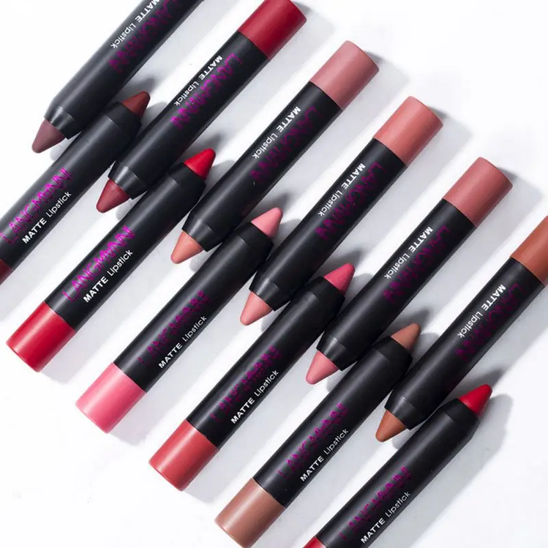 langmanni 12Pcs/Set Matte Lipstick Kits Lips Makeup Waterproof Nutritious Velvet Lip Stick Tint Nude Make Up Kit
langmanni 12Pcs/Set Matte Lipstick Kits Lips Makeup Waterproof Nutritious Velvet Lip Stick Tint Nude Make Up Kit