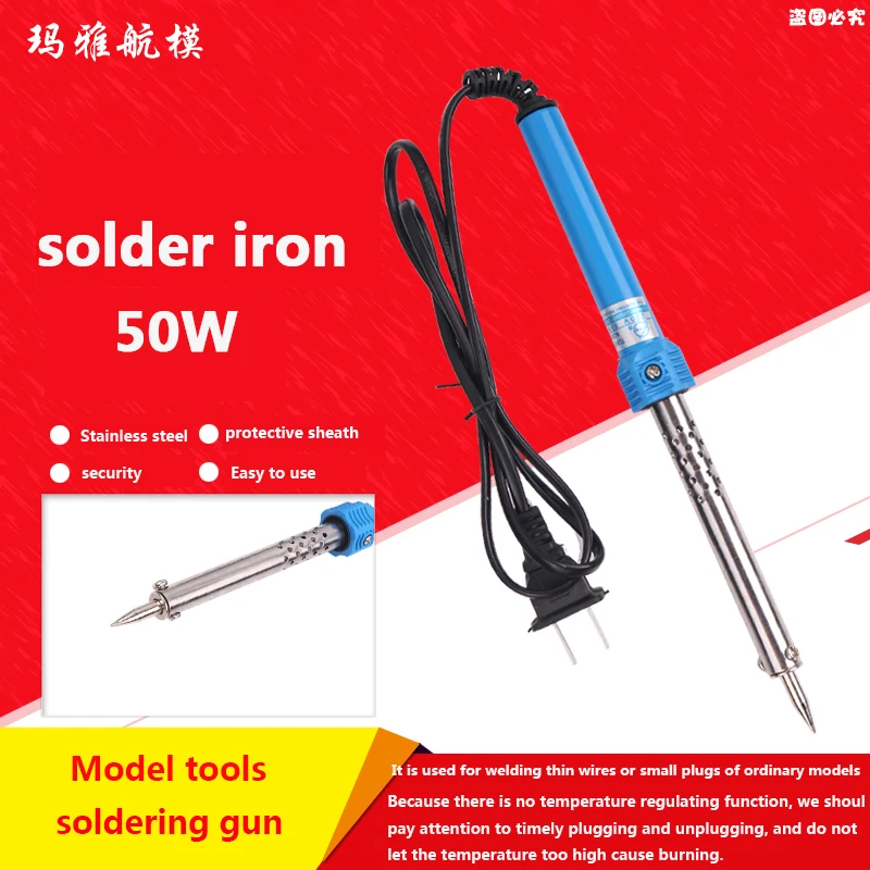 cz 220V 50W Pencil Welding Tip Electric Soldering Iron Heating Tool Hot solder Heat Repair Tools with Anti-scald Handle
cz 220V 50W Pencil Welding Tip Electric Soldering Iron Heating Tool Hot solder Heat Repair Tools with Anti-scald Handle