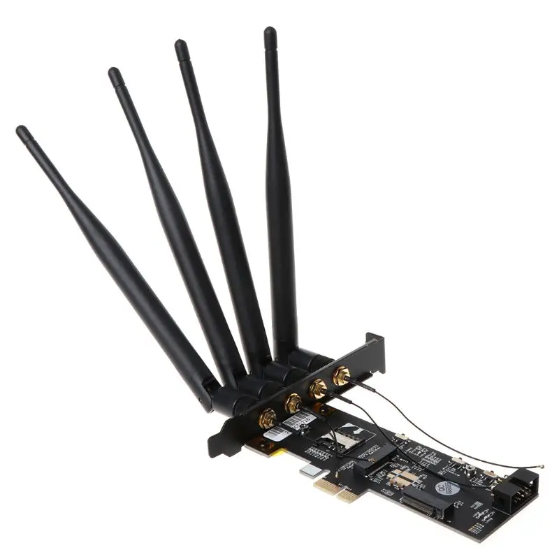 Адаптер NGFF M.2 Key A-PCI-e X1 для WiFi Bluetooth-карты PCIe X1 Adpater PCI-E Card Adpater, конвертер для модульной карты 3G/4G
Адаптер NGFF M.2 Key A-PCI-e X1 для WiFi Bluetooth-карты PCIe X1 Adpater PCI-E Card Adpater, конвертер для модульной карты 3G/4G