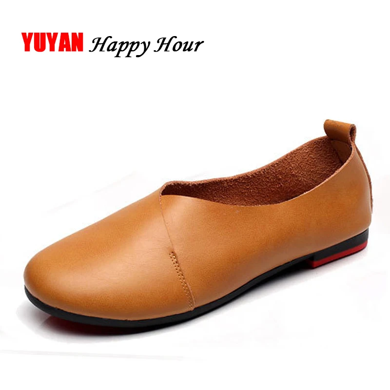 New 2019 Genuine Leather Shoes Women Flats Round toe Flat Heel Casual Shoes Women's Flats Ladies Brand Shoes Plus Size ZH2680
New 2019 Genuine Leather Shoes Women Flats Round toe Flat Heel Casual Shoes Women's Flats Ladies Brand Shoes Plus Size ZH2680