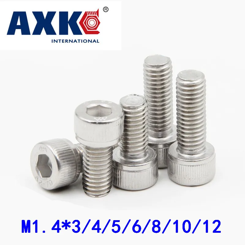 2021 Promotion Sale Stainless Steel Rod Fastener Round Axk 10pcs M1.4*3/4/5/6/8/10/12 304 Stainless Steel Hexagon Socket Screws
2021 Promotion Sale Stainless Steel Rod Fastener Round Axk 10pcs M1.4*3/4/5/6/8/10/12 304 Stainless Steel Hexagon Socket Screws