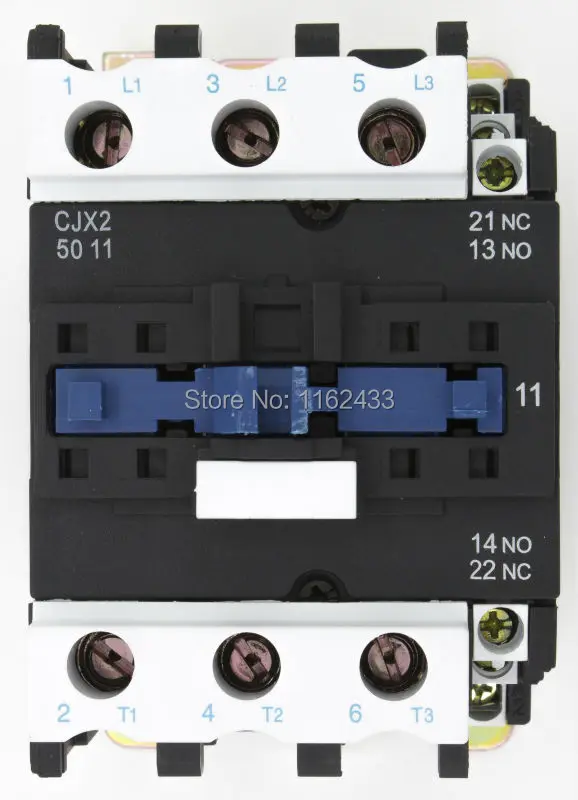 Контактор переменного тока CJX2-5011 50 А 24 В 3P Серия NO + NC пускатель CJX2-50 LC1-D50