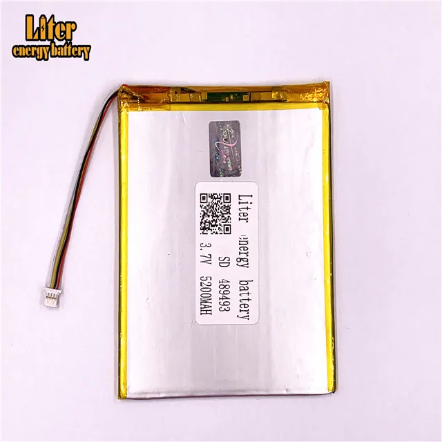 plug 1.0-4P 3.7v 489493 459595 5200mah Polymer Lithium Li-Po Rechargeable Battery For MP5 GPS DVD E-book Tablet PC video gamey
plug 1.0-4P 3.7v 489493 459595 5200mah Polymer Lithium Li-Po Rechargeable Battery For MP5 GPS DVD E-book Tablet PC video gamey