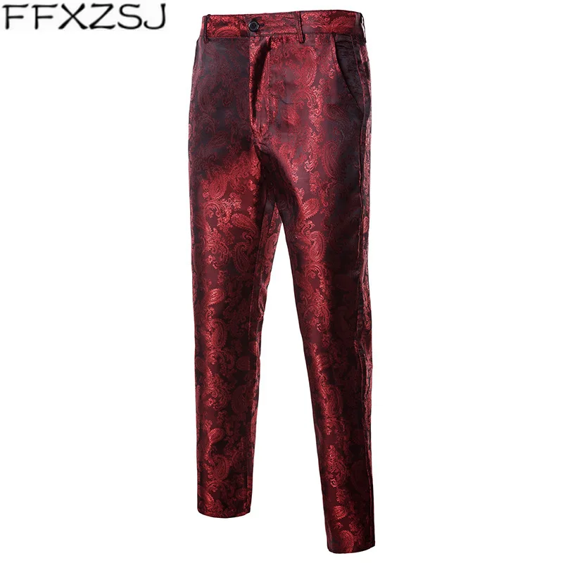 Wine Red Paisley Dress Pants Men 2019 Brand New Skinny Trousers Men Wedding Party Stage Singer Prom Suit Pants Pantalon Homme
Wine Red Paisley Dress Pants Men 2019 Brand New Skinny Trousers Men Wedding Party Stage Singer Prom Suit Pants Pantalon Homme