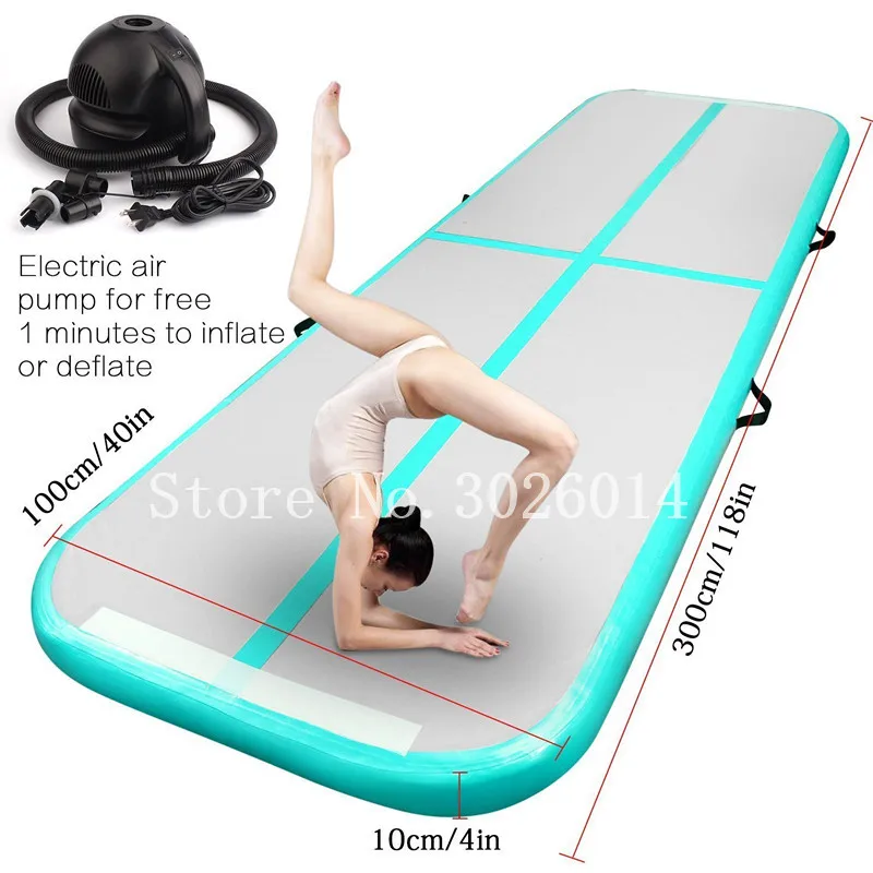 Free Shipping 3*1*0.1m Air Track Tumbling mat Inflatable Gymnastics Airtrack with Electric Air Pump for Practice Gymnastics
Free Shipping 3*1*0.1m Air Track Tumbling mat Inflatable Gymnastics Airtrack with Electric Air Pump for Practice Gymnastics