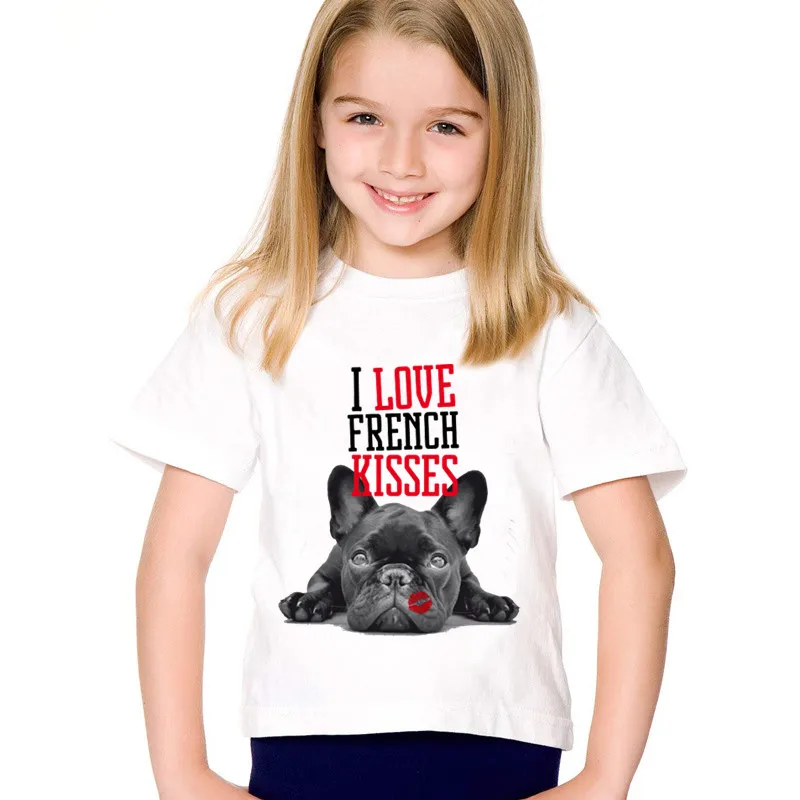 Fashion Print I Love French Bulldog Kisses Children T-shirts Kids Funny Summer Tees Boys/Girls Casual Tops Baby Clothing,HKP2123
Fashion Print I Love French Bulldog Kisses Children T-shirts Kids Funny Summer Tees Boys/Girls Casual Tops Baby Clothing,HKP2123