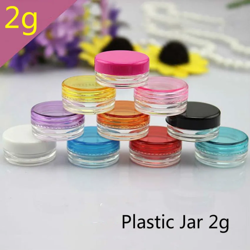 100pcs 2g Clear Mini Plastic Container Jar Pot Eyeshadow Makeup Cream Lip Balm Refillable Bottles Small Plastic bottle With Pad
100pcs 2g Clear Mini Plastic Container Jar Pot Eyeshadow Makeup Cream Lip Balm Refillable Bottles Small Plastic bottle With Pad