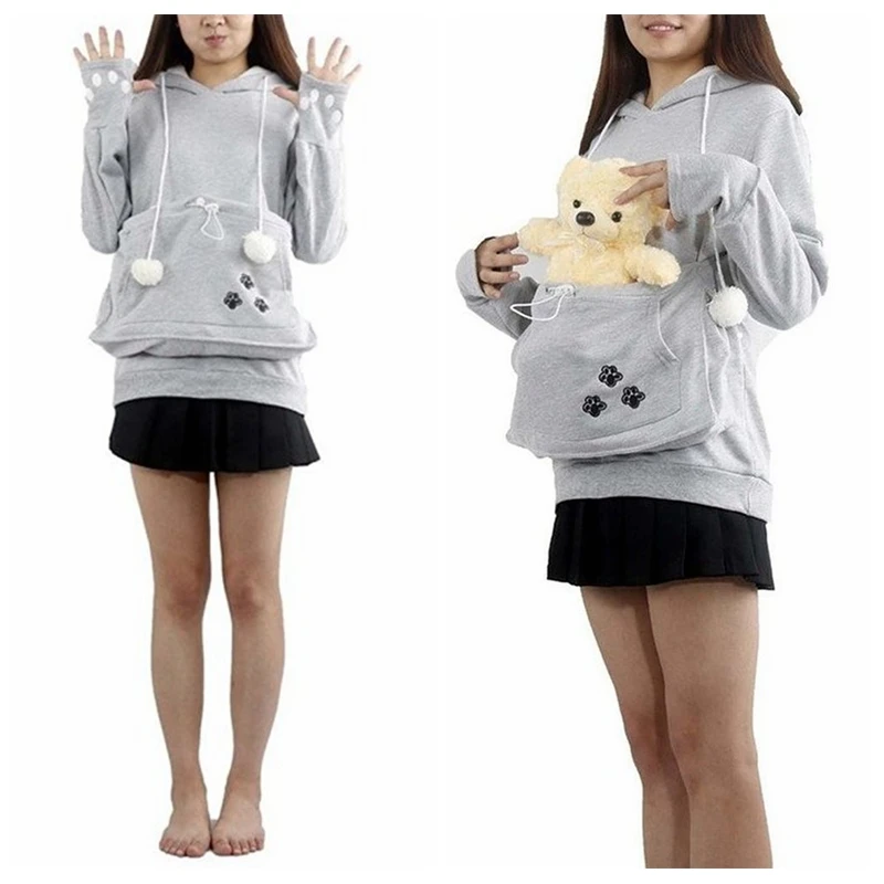 Japanese Fashion Style Hoodie Big Mewgaroo Kangaroo Pouch for Small Cat Dog Pet Grey Pullovers for Lovers 2016 Newest 4XL 3Color
Japanese Fashion Style Hoodie Big Mewgaroo Kangaroo Pouch for Small Cat Dog Pet Grey Pullovers for Lovers 2016 Newest 4XL 3Color