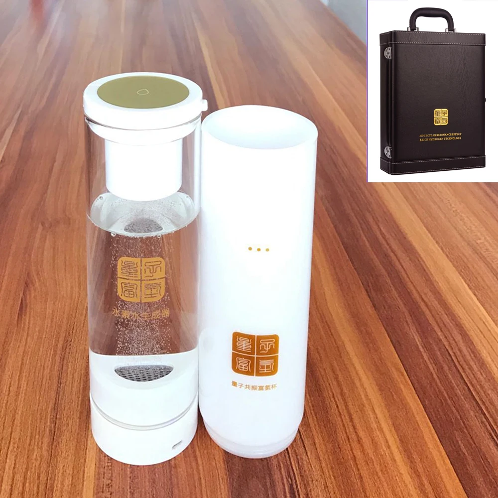 Rechargeable MRETOH Molecular Resonance 7.8HZ And Hydrogen Rich Water Generator Alkaline Electrolysis H2 Ionizer Glass Bottle
Rechargeable MRETOH Molecular Resonance 7.8HZ And Hydrogen Rich Water Generator Alkaline Electrolysis H2 Ionizer Glass Bottle