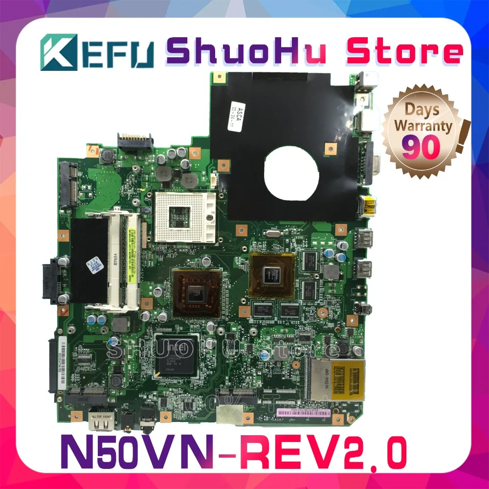 Материнская плата KEFU для ноутбука ASUS N50VC N50V N50VN протестированная на 100% рабочая