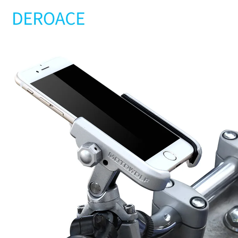 Универсальный держатель для телефона из алюминиевого сплава мотоцикла на руль