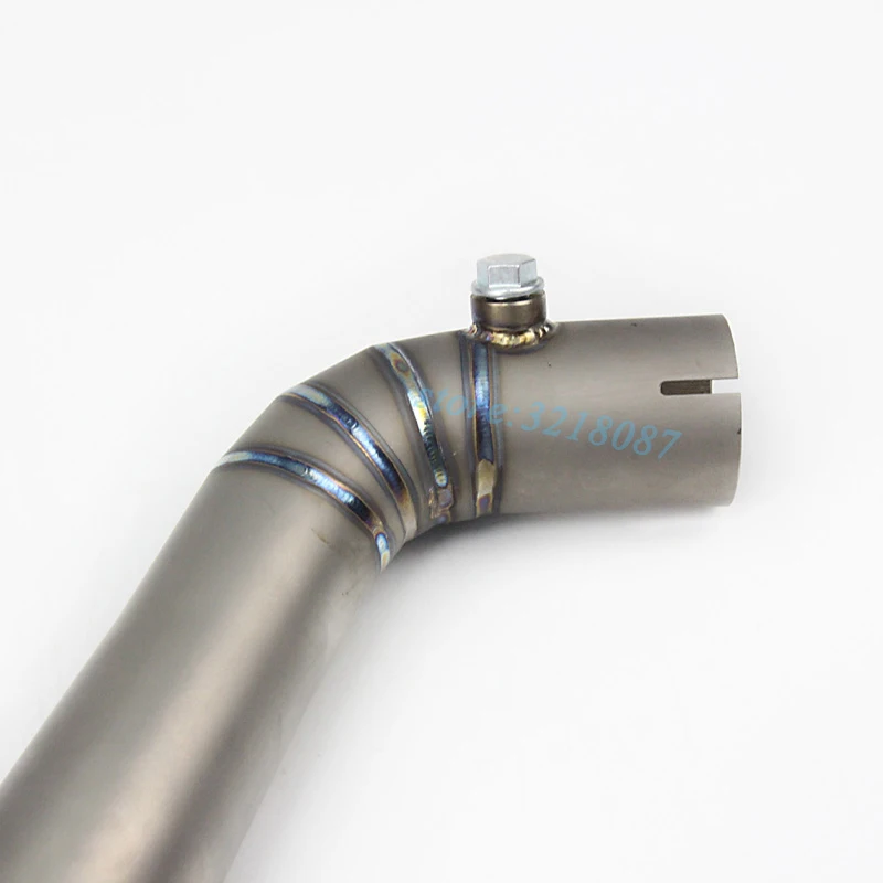 Motorcycle Exhaust Full System Titanium Alloy with Sticker Middle Link Pipe Carbon Fiber Muffler For HONDA CBR1000RR 2008-2012 | Автомобили