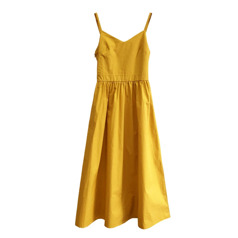 PERHAPS U Yellow Blue Black V Neck Strap Backless Bow Solid Fit And Flare Midi Dress Mid Calf Summer Empire D0423
PERHAPS U Yellow Blue Black V Neck Strap Backless Bow Solid Fit And Flare Midi Dress Mid Calf Summer Empire D0423