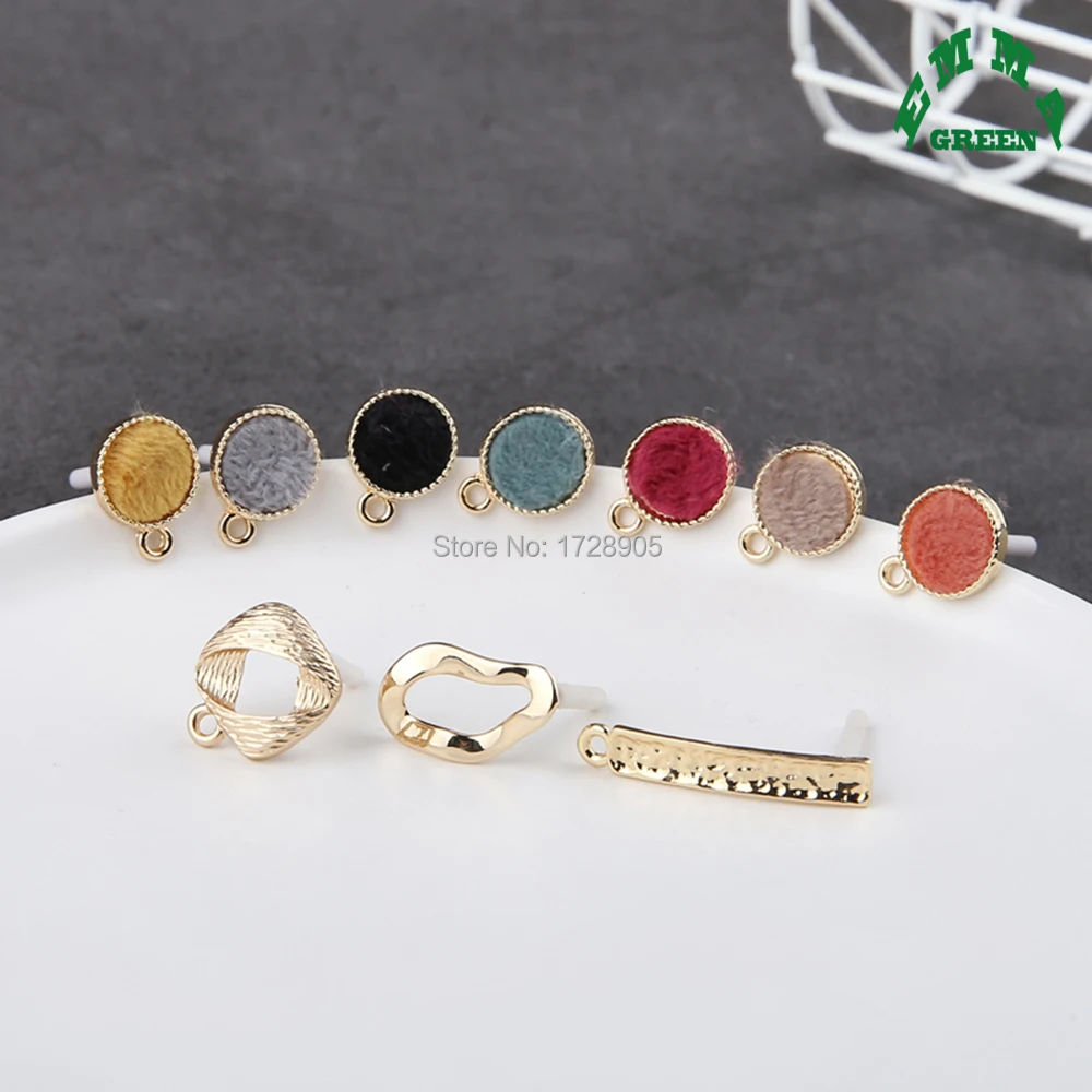 Earrings Jackets Round Geometric Earring Stud Clip hoop Gold Charms for Women fashion Earrings making Findings 6 pcs
Earrings Jackets Round Geometric Earring Stud Clip hoop Gold Charms for Women fashion Earrings making Findings 6 pcs