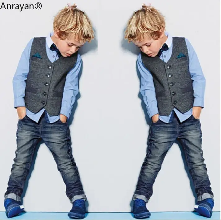 Winter KIDS Boys Clothes 3PC Toddler Baby Boy Bowtie Gentleman Vest T-Shirt Pants Children Wedding Suit Clothing Sets
Winter KIDS Boys Clothes 3PC Toddler Baby Boy Bowtie Gentleman Vest T-Shirt Pants Children Wedding Suit Clothing Sets