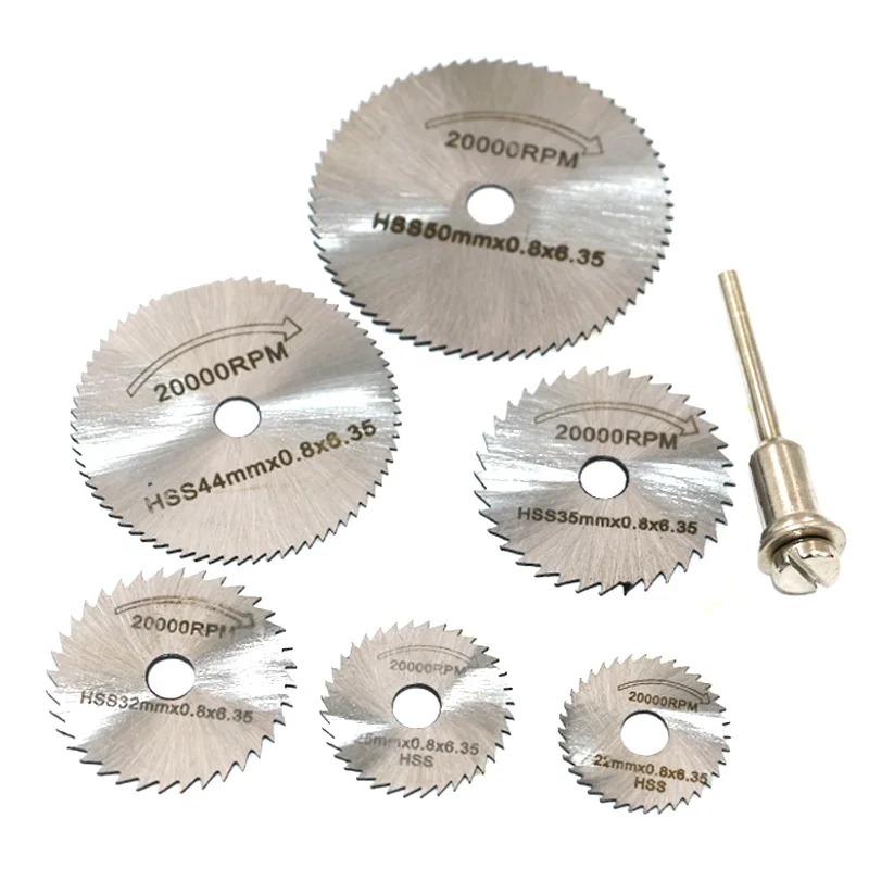 New Portable Rotary Tool Circular Saw Blades Cutting Discs Mandrel For Dremel Cutoff QST7pcs
New Portable Rotary Tool Circular Saw Blades Cutting Discs Mandrel For Dremel Cutoff QST7pcs