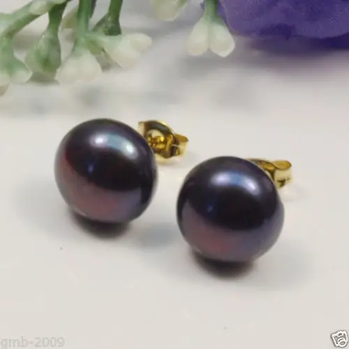 Hot selling> Hot sale new Style >>>> TOP AAA+++ Beads 11-10mm Black Akoya Pearl Stud Earring Solid -Bride jewelry free
Hot selling> Hot sale new Style >>>> TOP AAA+++ Beads 11-10mm Black Akoya Pearl Stud Earring Solid -Bride jewelry free