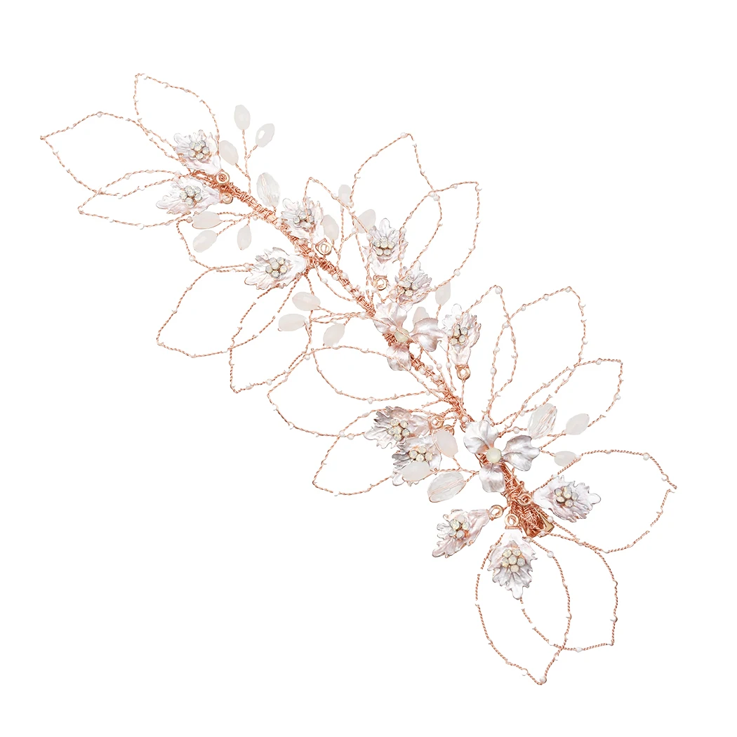 Baroque Flower Crystal Headdress Headpiece Rose Gold Color Bridal Hair Clip Wedding Accessories Bridal Headband Hairpins Jewelry
Baroque Flower Crystal Headdress Headpiece Rose Gold Color Bridal Hair Clip Wedding Accessories Bridal Headband Hairpins Jewelry