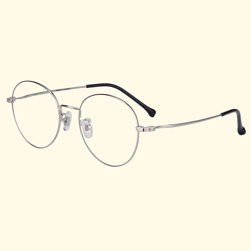 Bellcaca Spectacle Frame Women Men Titanium Vintage Round Eyeglasses Computer Optical Clear Lens Eye Glasses Frame Female BC795
Bellcaca Spectacle Frame Women Men Titanium Vintage Round Eyeglasses Computer Optical Clear Lens Eye Glasses Frame Female BC795