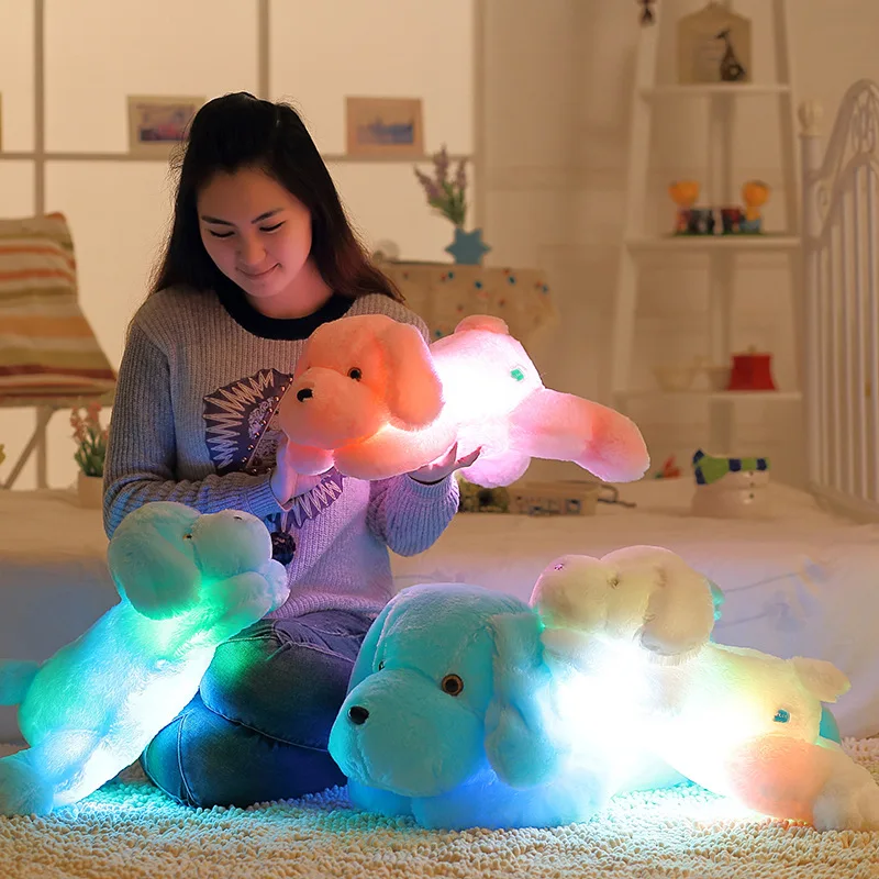 50CM Length Creative Night Light LED Lovely Dog Stuffed and Plush Toys Best Gifts for Kids and Friends
50CM Length Creative Night Light LED Lovely Dog Stuffed and Plush Toys Best Gifts for Kids and Friends
