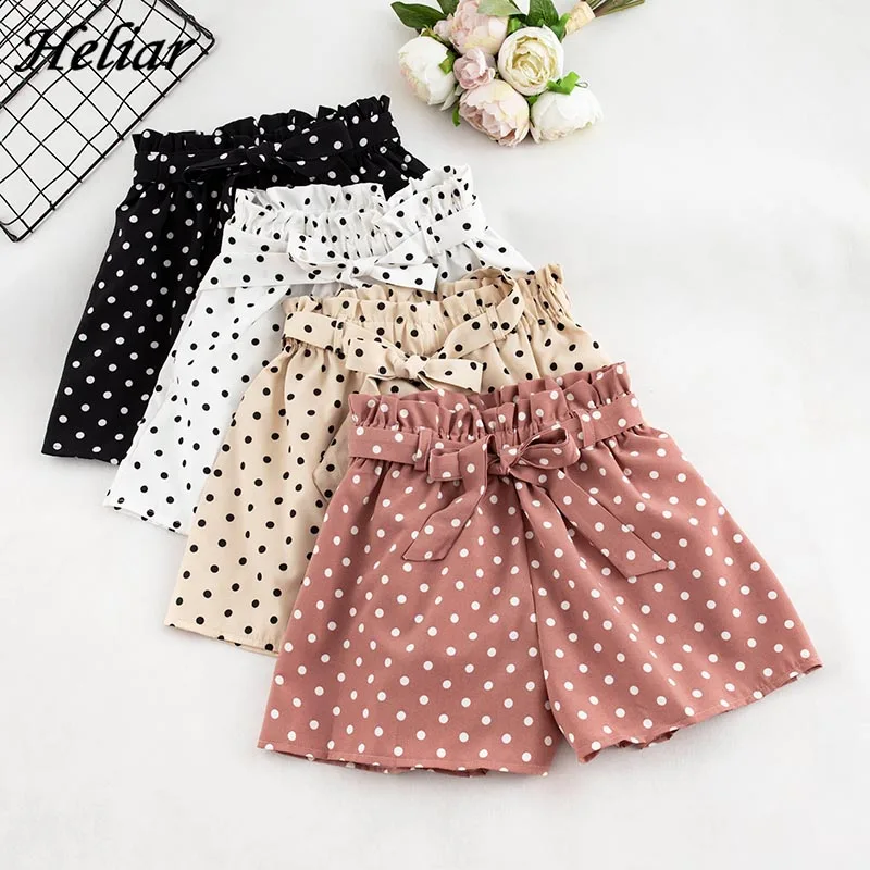 HELIAR Polka Dots Shorts Femme Solid Lady Hot Short Bow Knot Panties Elastic Shorts Beach Femme With Belts 2019 Summer Shorts
HELIAR Polka Dots Shorts Femme Solid Lady Hot Short Bow Knot Panties Elastic Shorts Beach Femme With Belts 2019 Summer Shorts