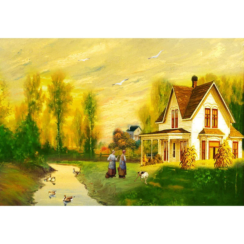 Paintings Oil Painting Full Square Drill Scenery Diamond Painting Embroidery Full Round Mosaic Cross stitch House Decoration
Paintings Oil Painting Full Square Drill Scenery Diamond Painting Embroidery Full Round Mosaic Cross stitch House Decoration